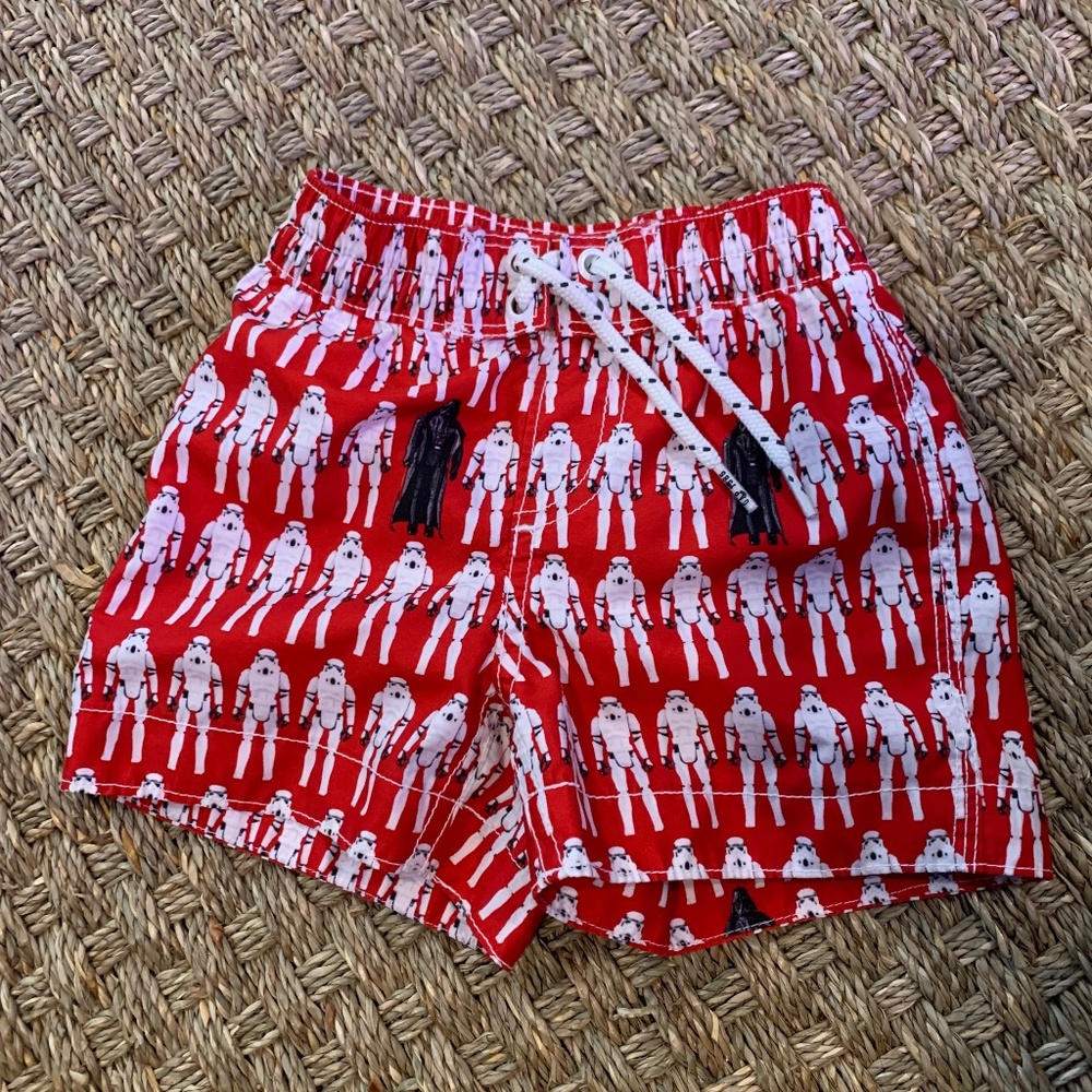 Baby Gap Star Wars swim trunks, size 12-18M